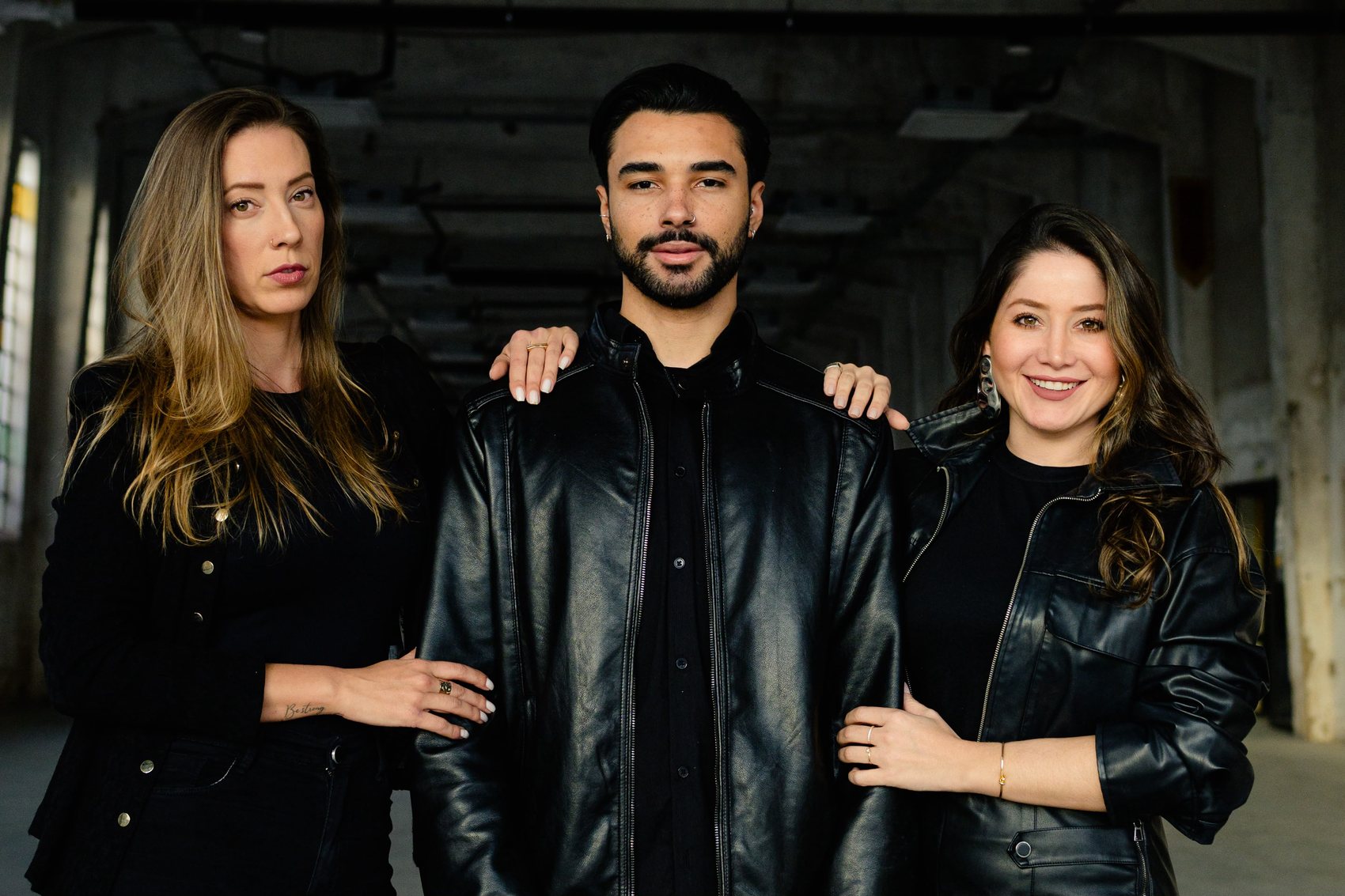 Heidy Hofmann, Vinicius Moraes e Haisa Hofmann, sócios da Impulse One